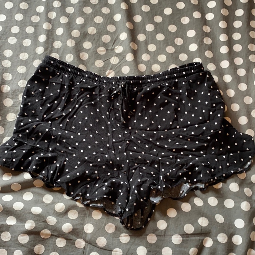 Black Polka Dot Mossimo Shorts